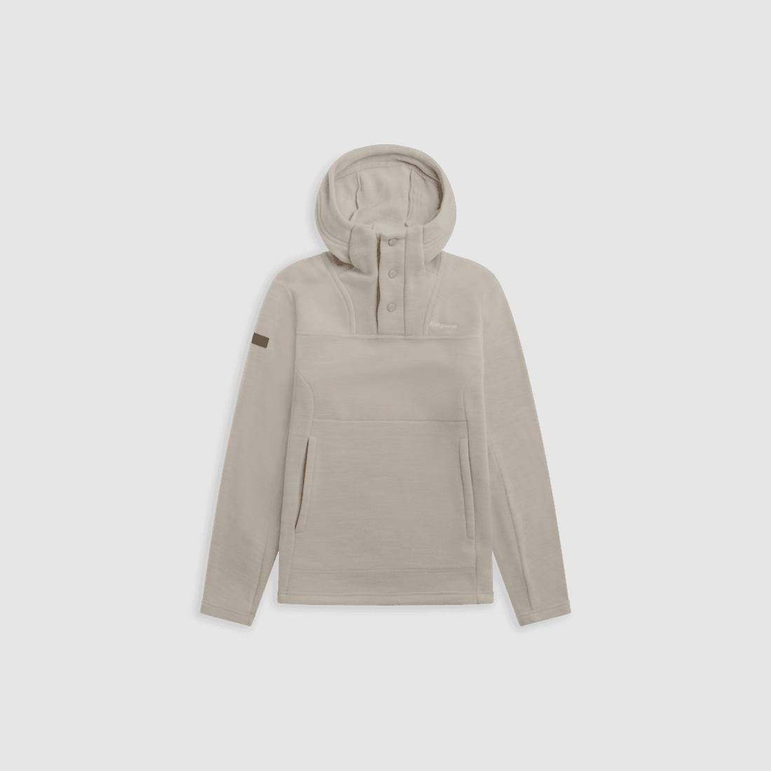 Bergans Hareid Fleece Hoodie Dames Kustzand XL