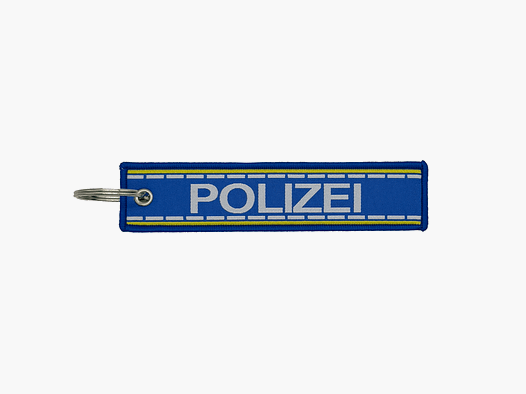 Police Blue Keychain