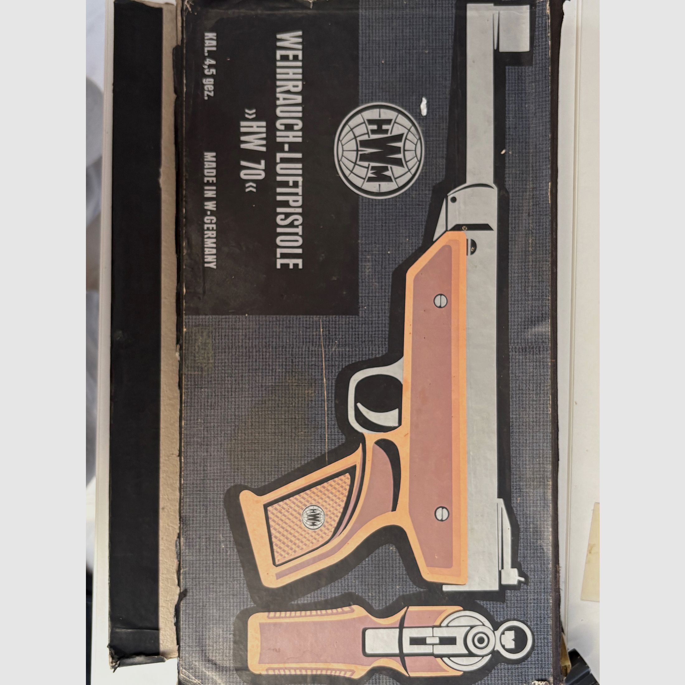 Weihrauch HW 70 – Pistolet pneumatyczny – f oznaczenie, stan średni