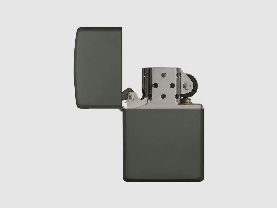 Zippo Benzinfeuerzeug matt Grün ( Oliv )