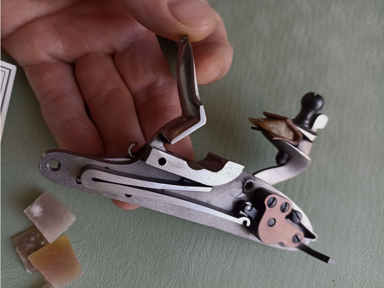 Charles Moore Steinschlosspistole cal .45Pedersoli (with original packaging) muzzleloader black powder