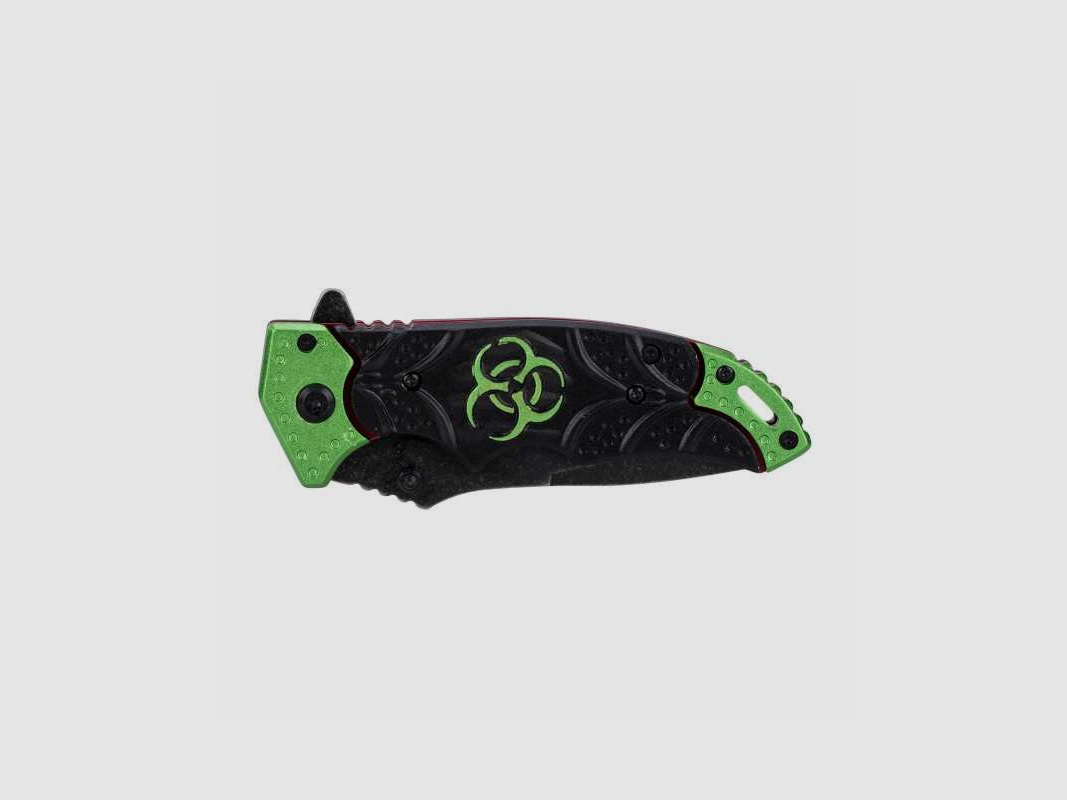 Couteau de poche Zombie Dead Folder avec clip de ceinture