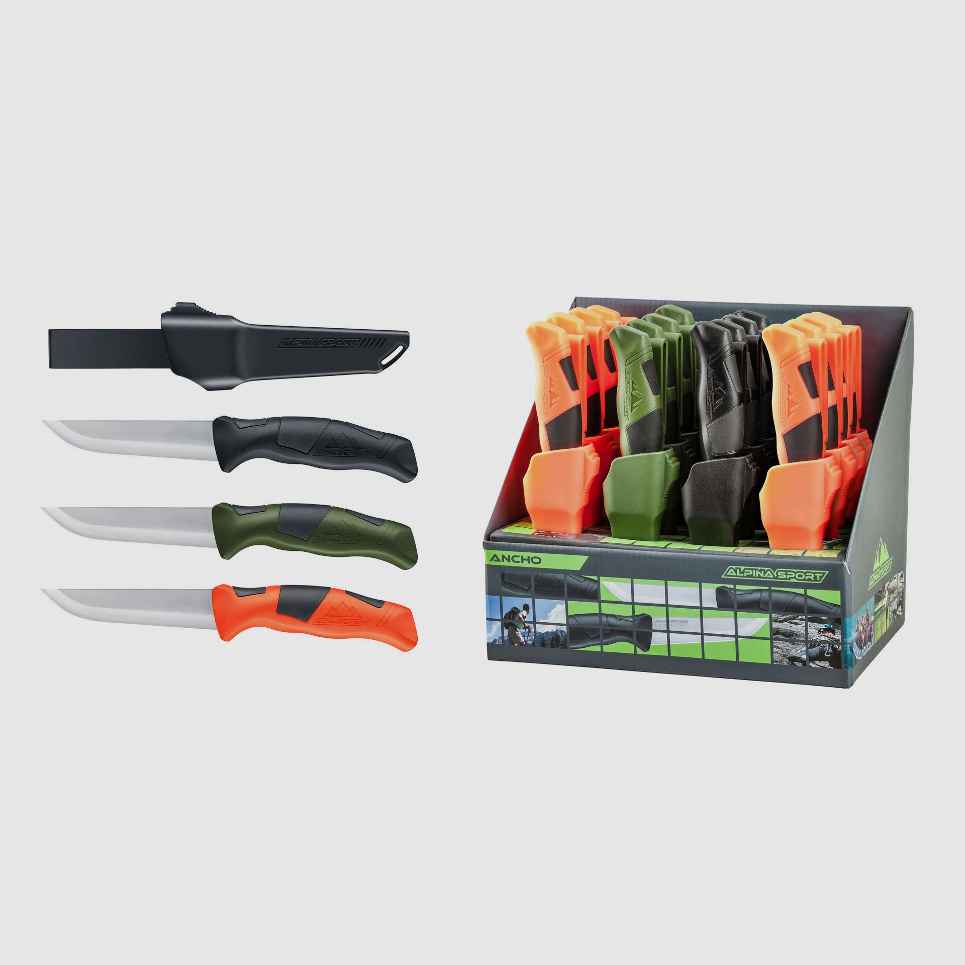 Alpina Sport Ancho Knife Mix POS-Display