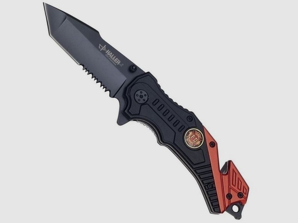 Rescue Taschenmesser IV schwarz rot