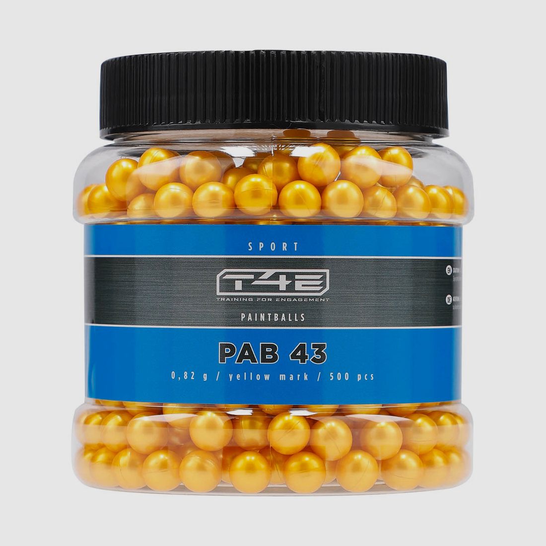 T4E .43 Farbmarkierungskugeln - 0,82g/500stk/gelb