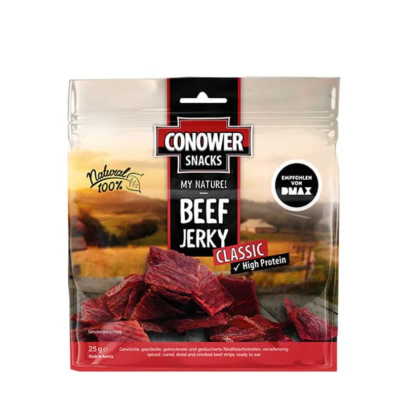 Suszona wołowina Classic - 25 g - Conower Snacks