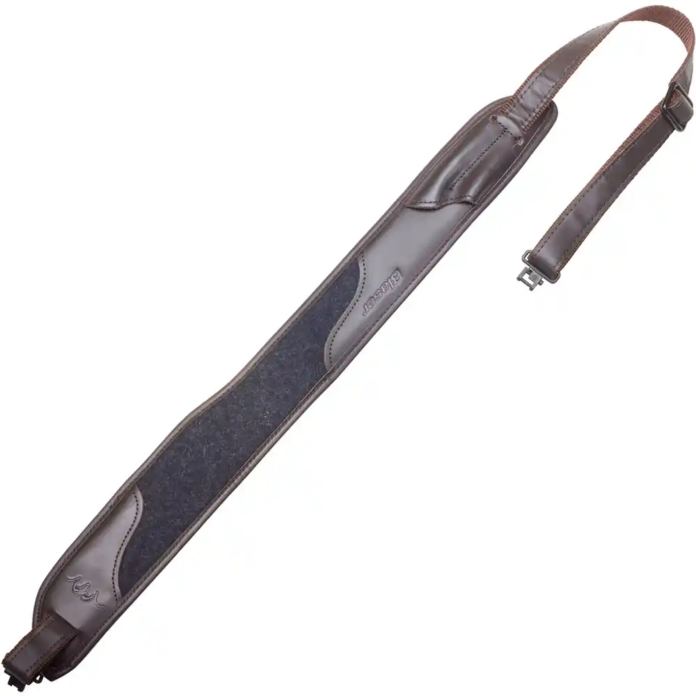 Blaser Gewehrriemen Loden/Leder in Grau
