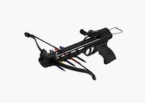 Pistola de ballesta de 50 lbs con cinco flechas de ABS