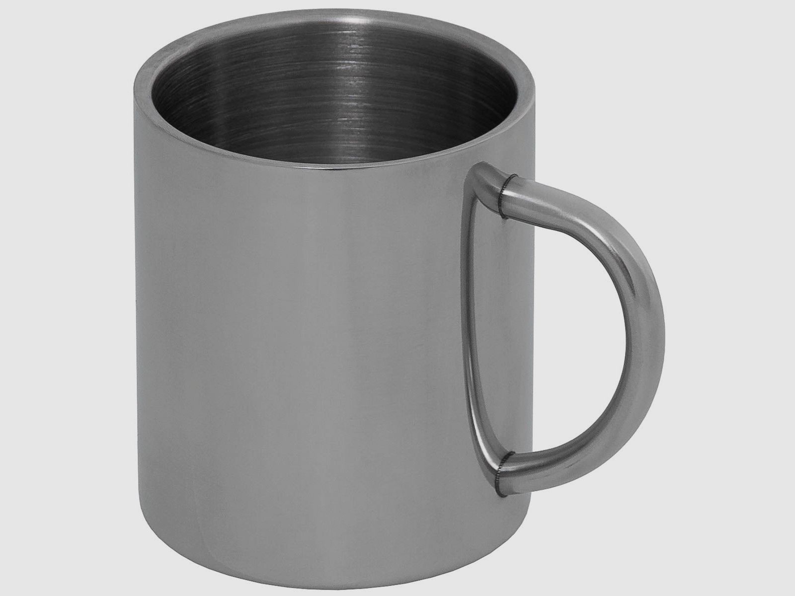 Mug, stainless steel, double-walled, approx. 250 ml