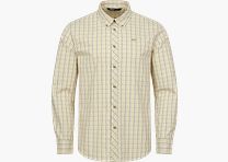 Herren Hemd Tristan 22|beige/gelb|S Beige/Gelb Kariert S