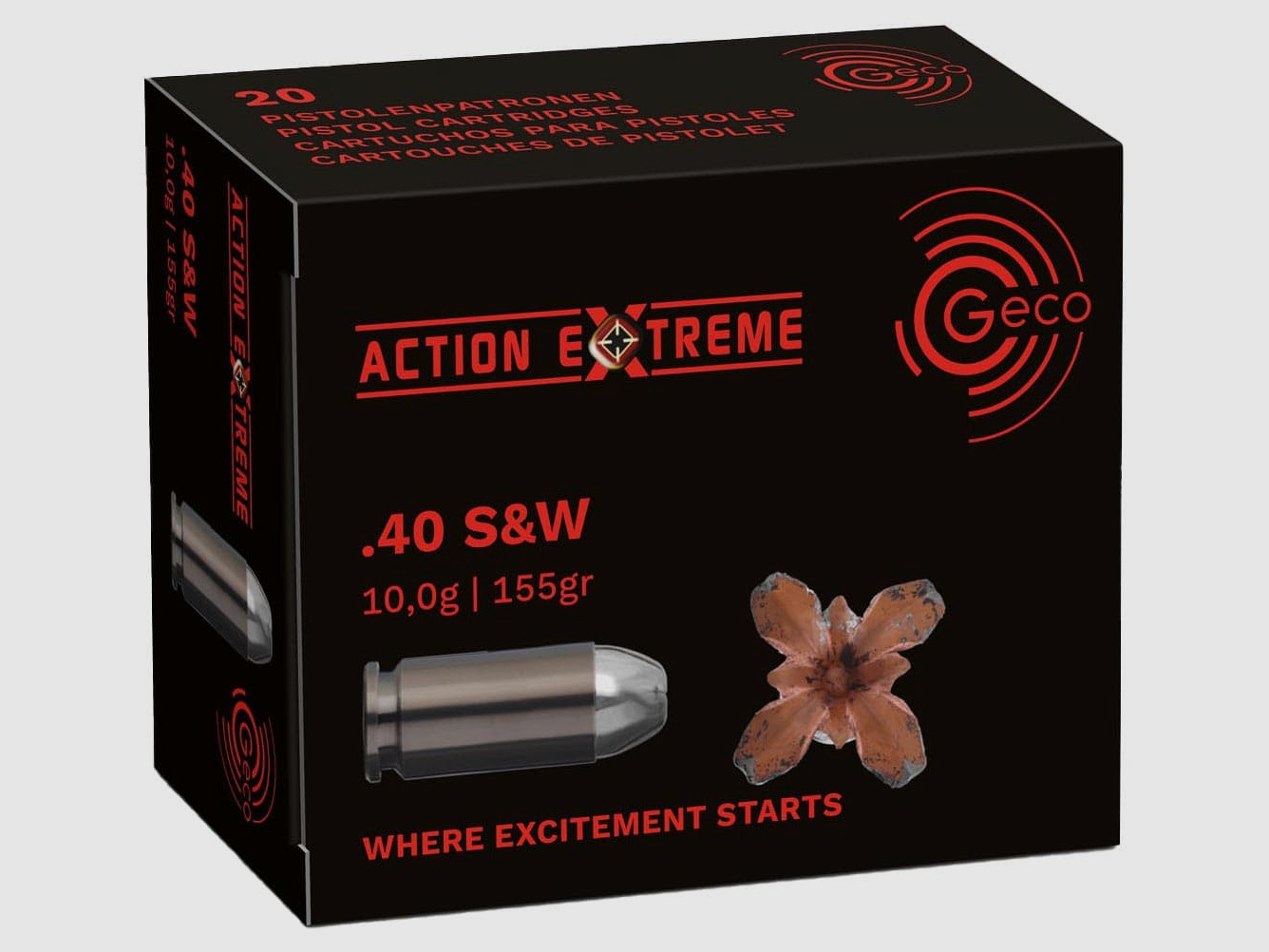 Geco .40S&W Action EXTREME 10,0g - 155gr