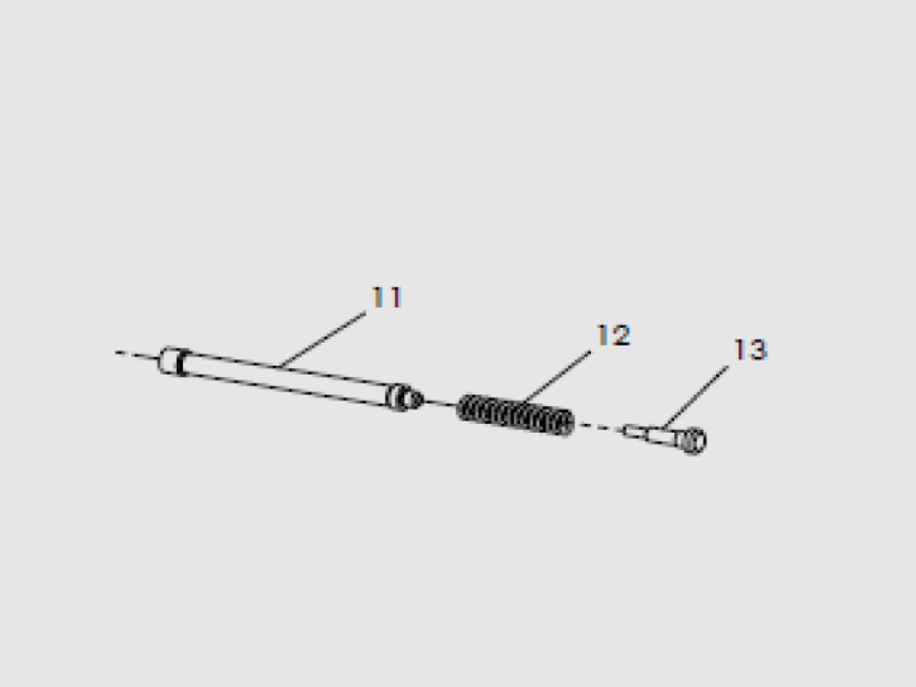 GLOCK complete striker assembly cartridge indicator for 43X