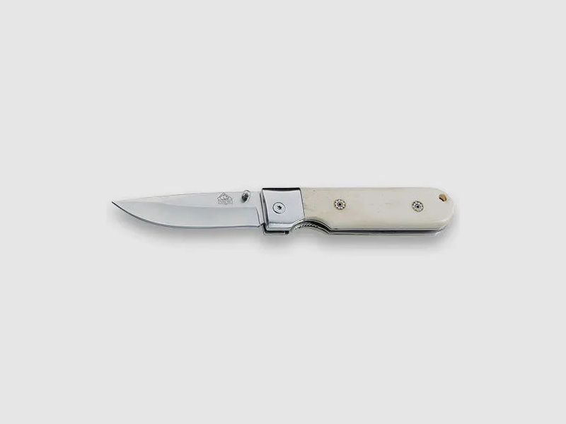 PUMA TEC Cuchillo plegable (liner lock hueso/acero inoxidable)
