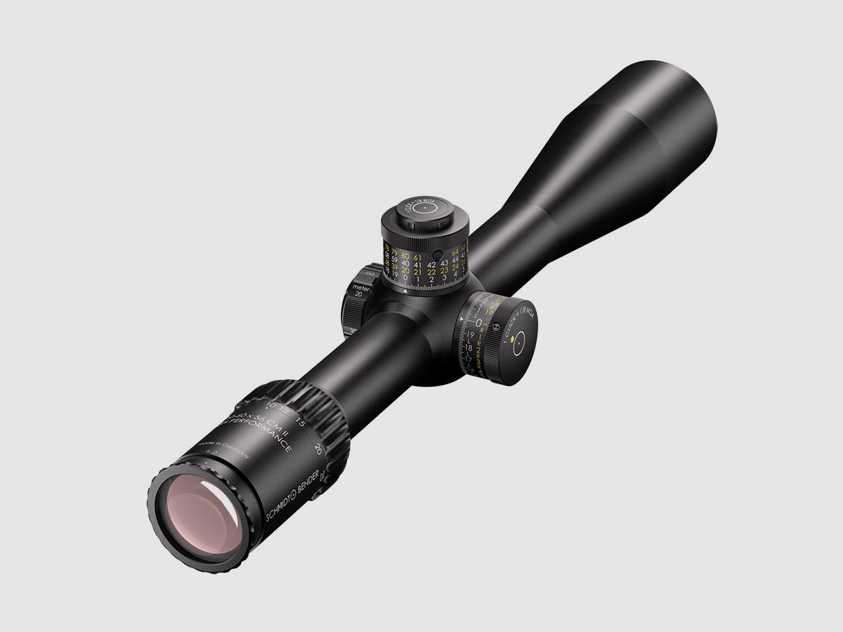 SCHMIDT U. BENDER 10-60×56 CM II High Performance P M2F-2MOA 1/8 MOA cw MT II / DT II+, image 2 sur 5