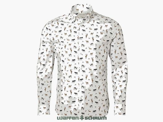 Chevalier Hemd Danson Contemporary Fit Royal Family Print