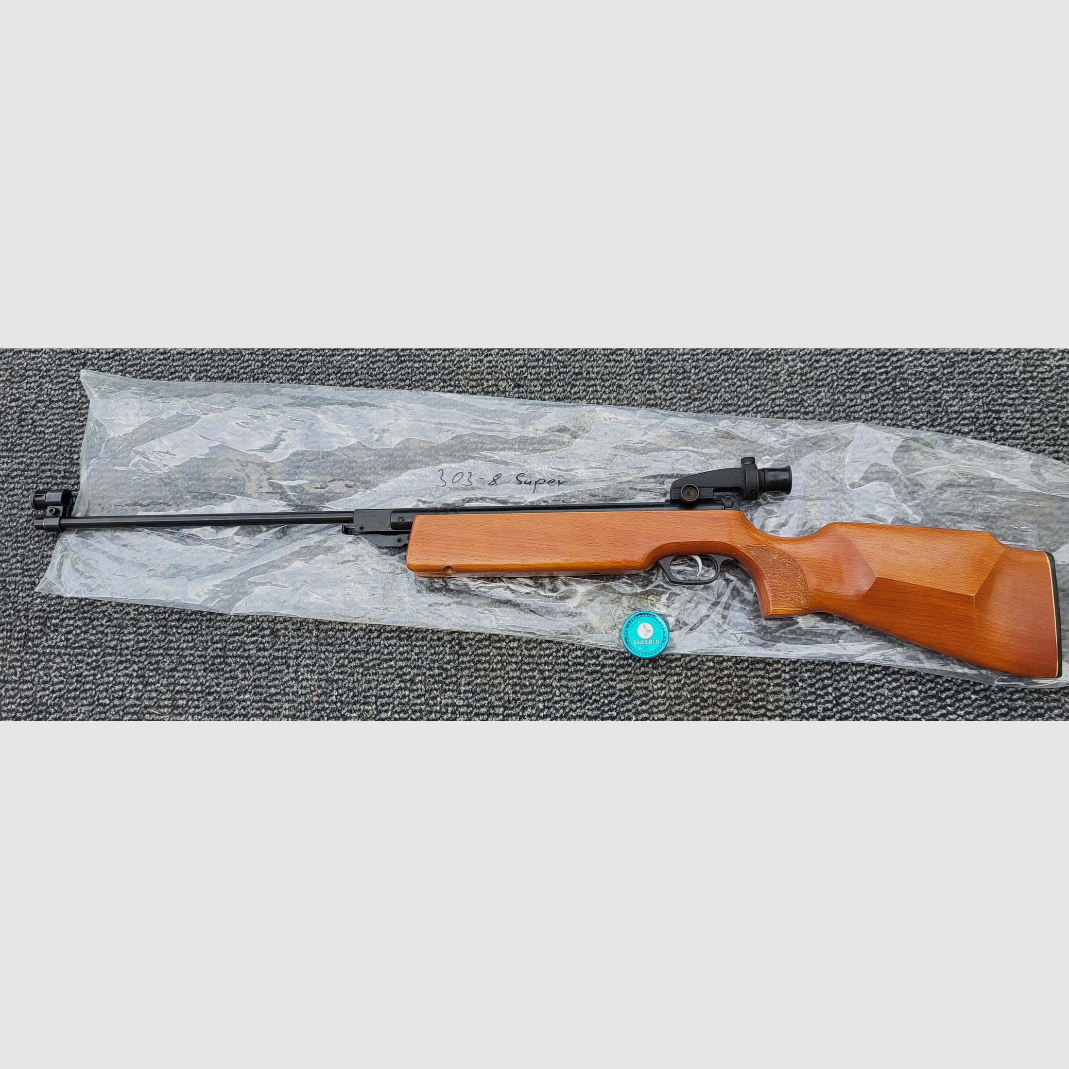 DDR air rifle, Haenel 303 Super with diopter