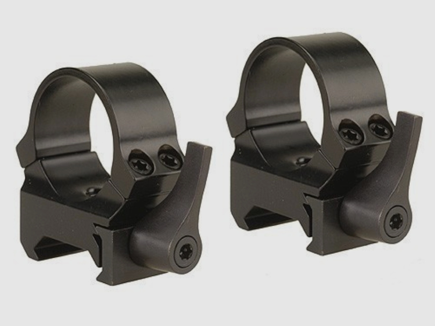 Leupold QRW pierścienie 25,4 mm średnie błyszczące czarne