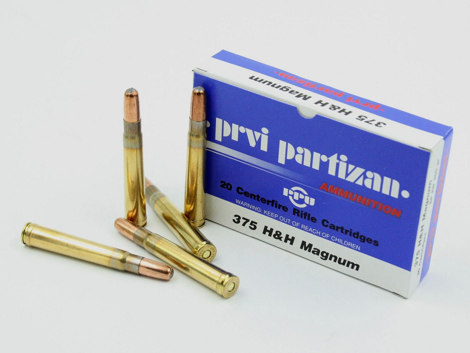 Prvi Partizan, 375 H+H Mag, SP, 300 gr., 20 Stk.