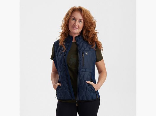 Deerhunter Lady Mossdale Quilted Waistcoat Dress Blues 42