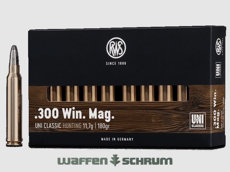 RWS UNI Classic 11,7g - 180gr .300WinMag