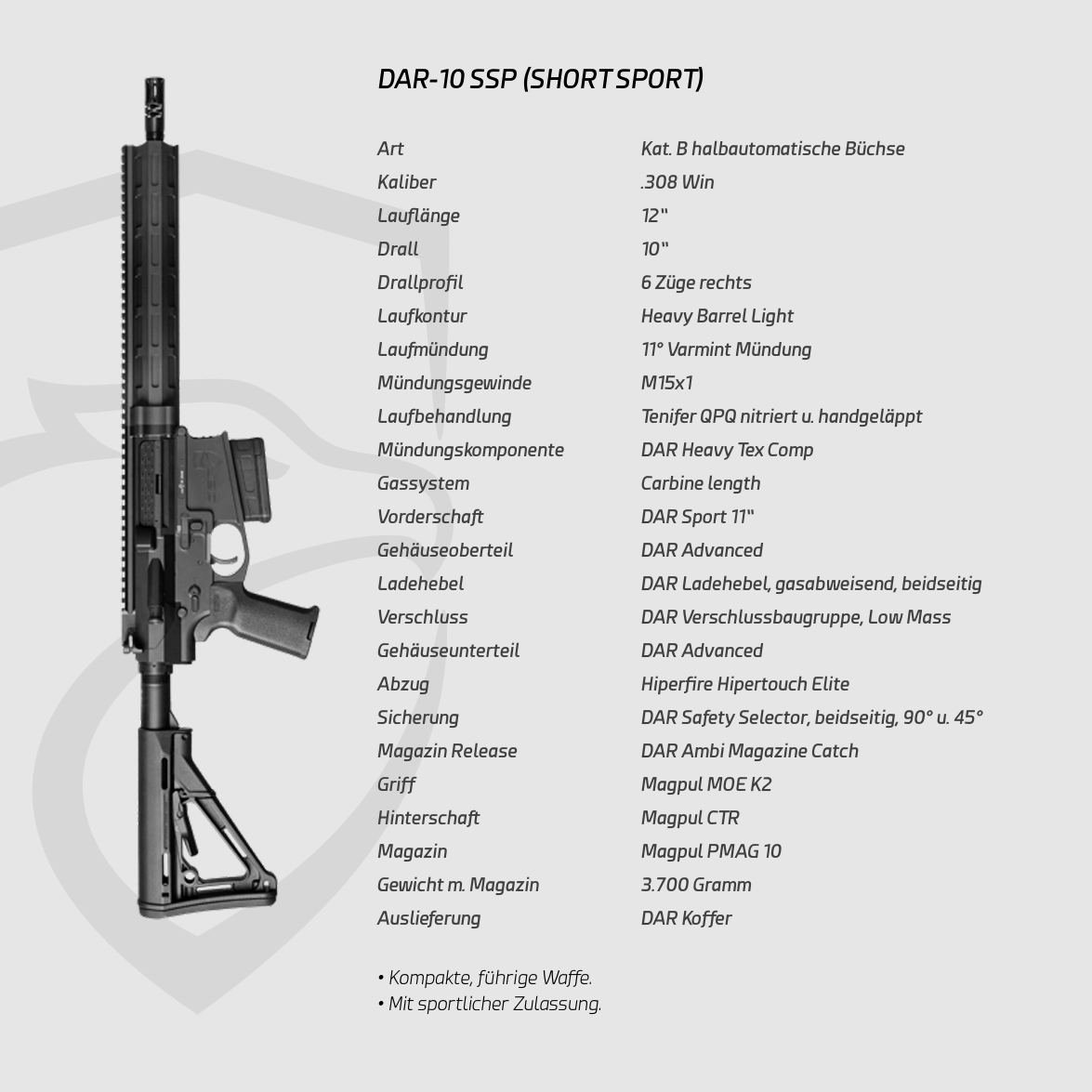 DAR-10 SSP (SHORT SPORT), Bild 4 von 6