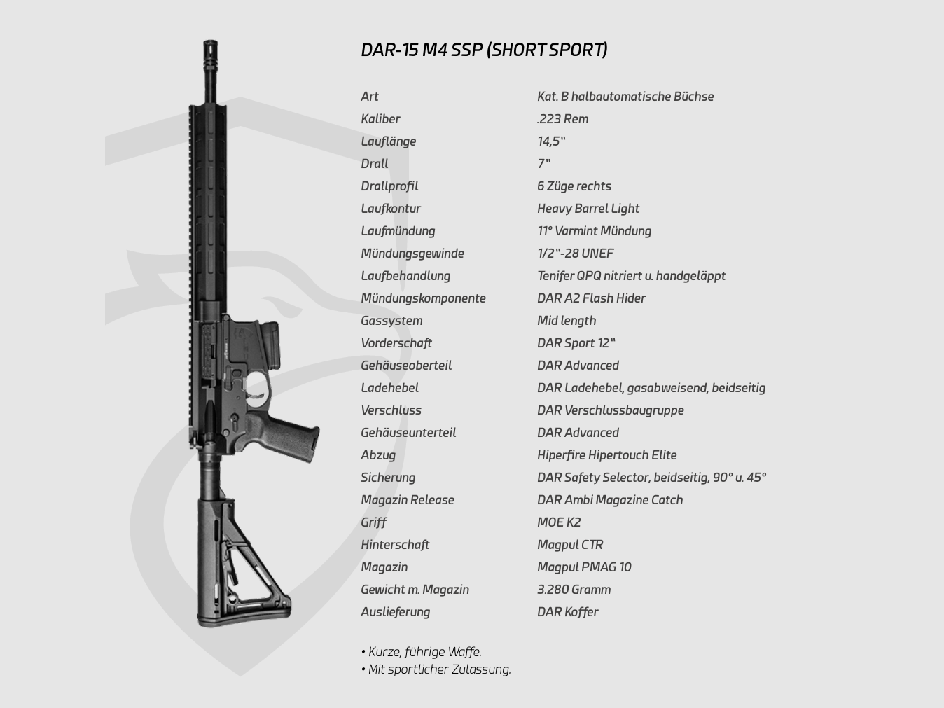 DAR-15 M4 SSP (SHORT SPORT), afbeelding 4 van 6