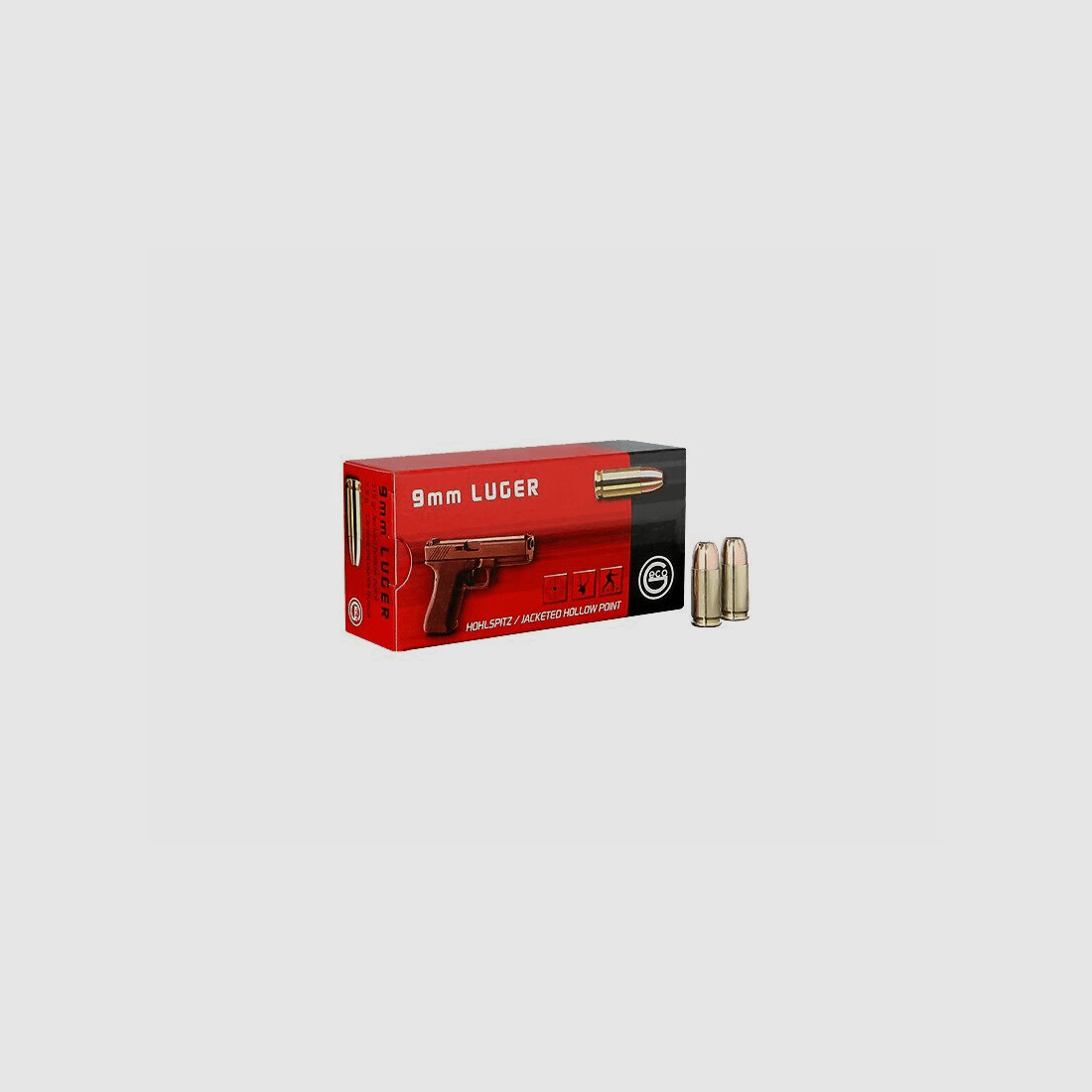Geco Geco 9mm Luger Hohlspitz - 115grs. 1000 Schuß
