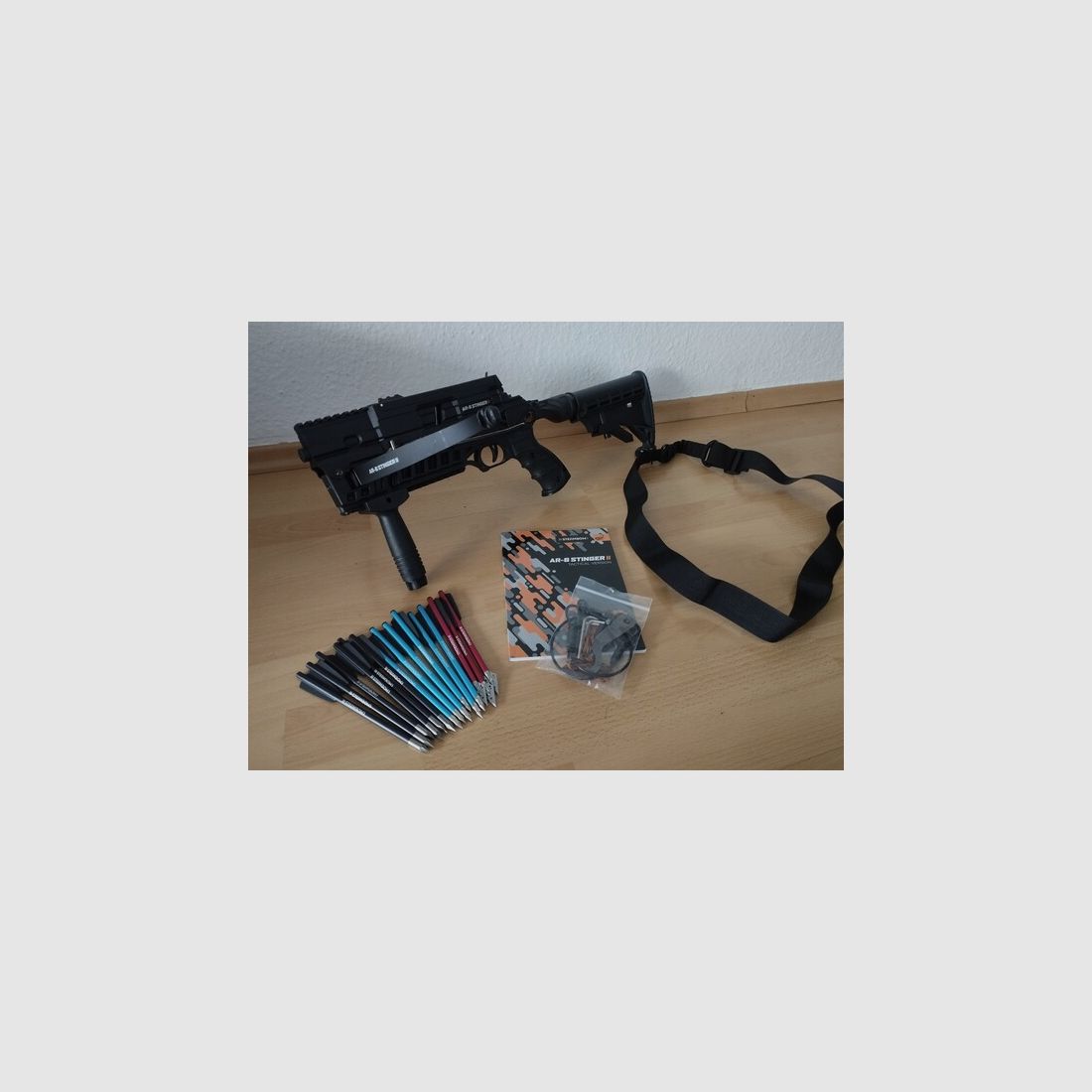 Steambow Stinger 2 Tactical 35 Ibs Armbrust Magazin Set Sehne Bolzen