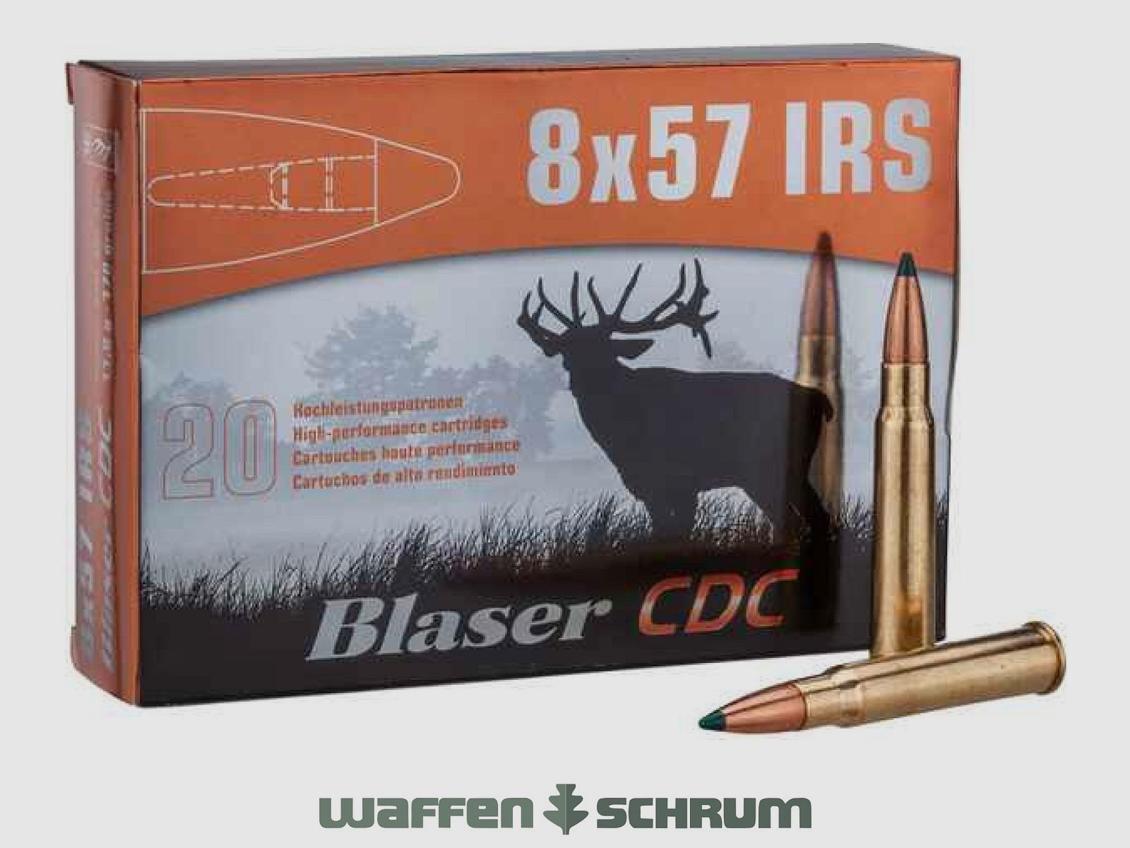 Blaser CDC 11,0g. - 170gr. 8x57JRS