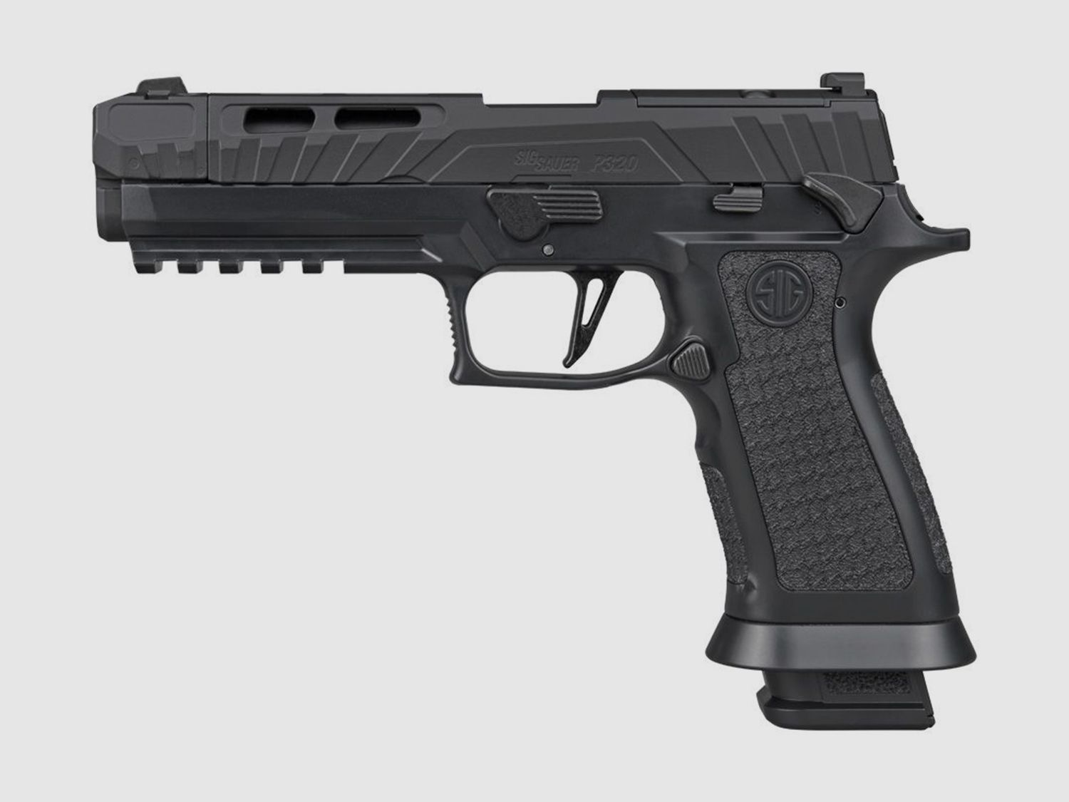 SIG SAUER P320 SPECTRE Comp Blackout 4.5mm - Airgun Co2 Blowback