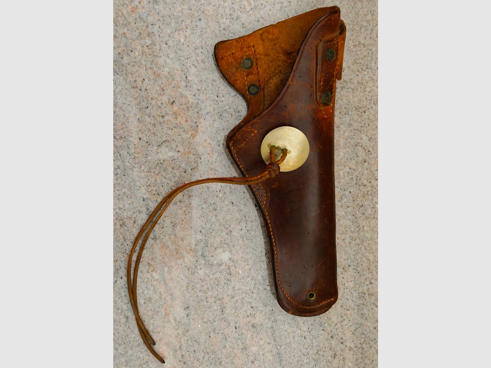 Old revolver holster
