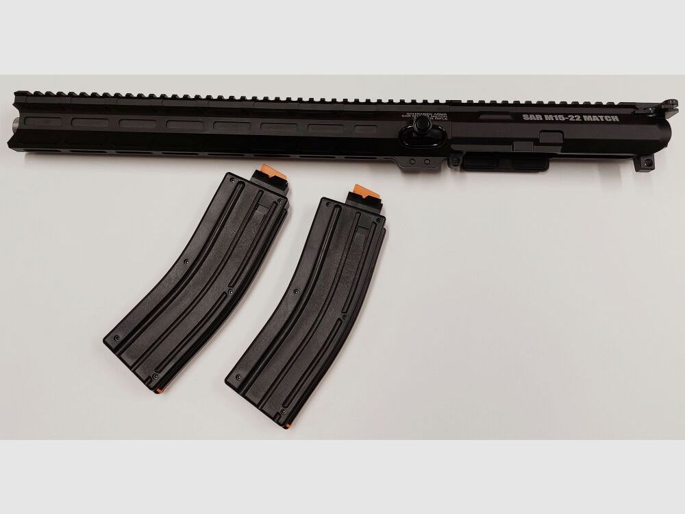 Schwaben Arms GmbH Wechselsystem SAR M15-22 MATCH im Kaliber .22L.R. passend für AR15 mit Laufgewinde 1/2-28 UNEF