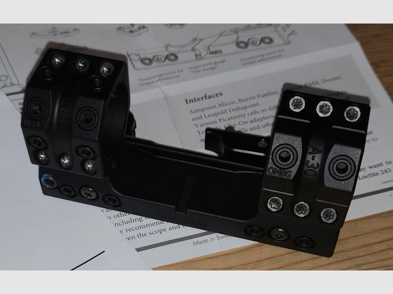 Picatinny scope mount Spuhr