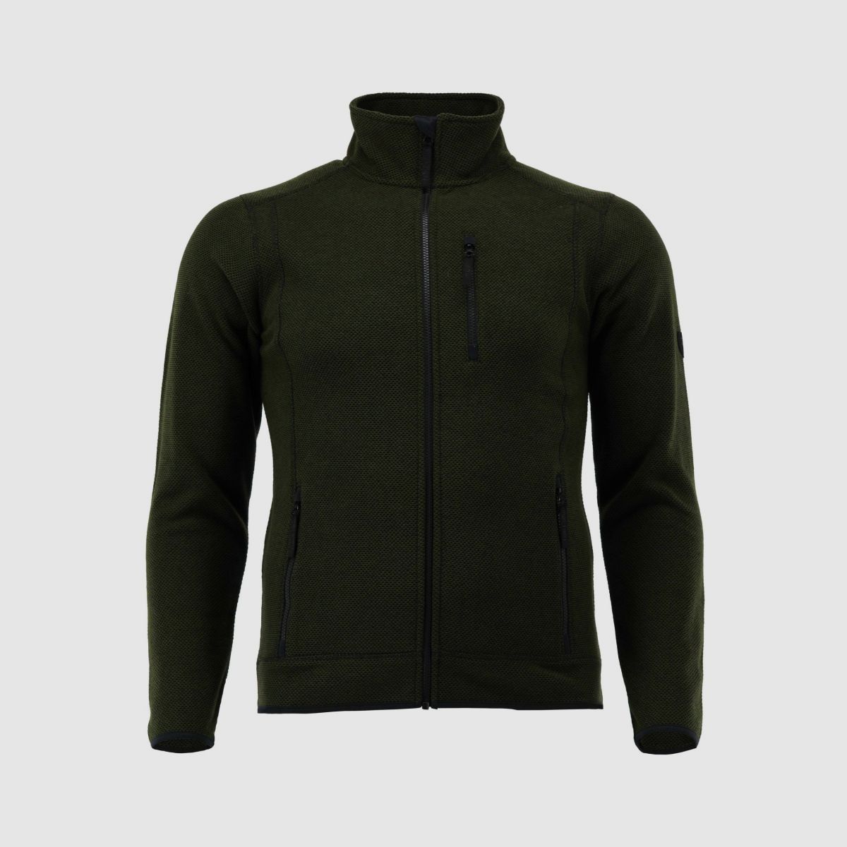 TOM COLLINS Herren Piqué Jacke Oliv