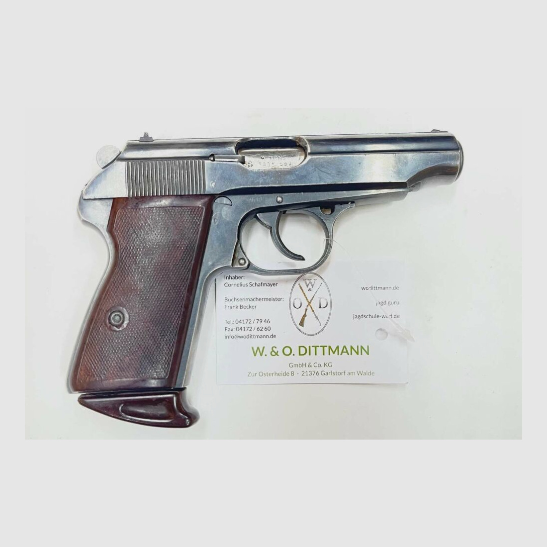 Walther Pistole Mod. ohne 9mmBrowningK