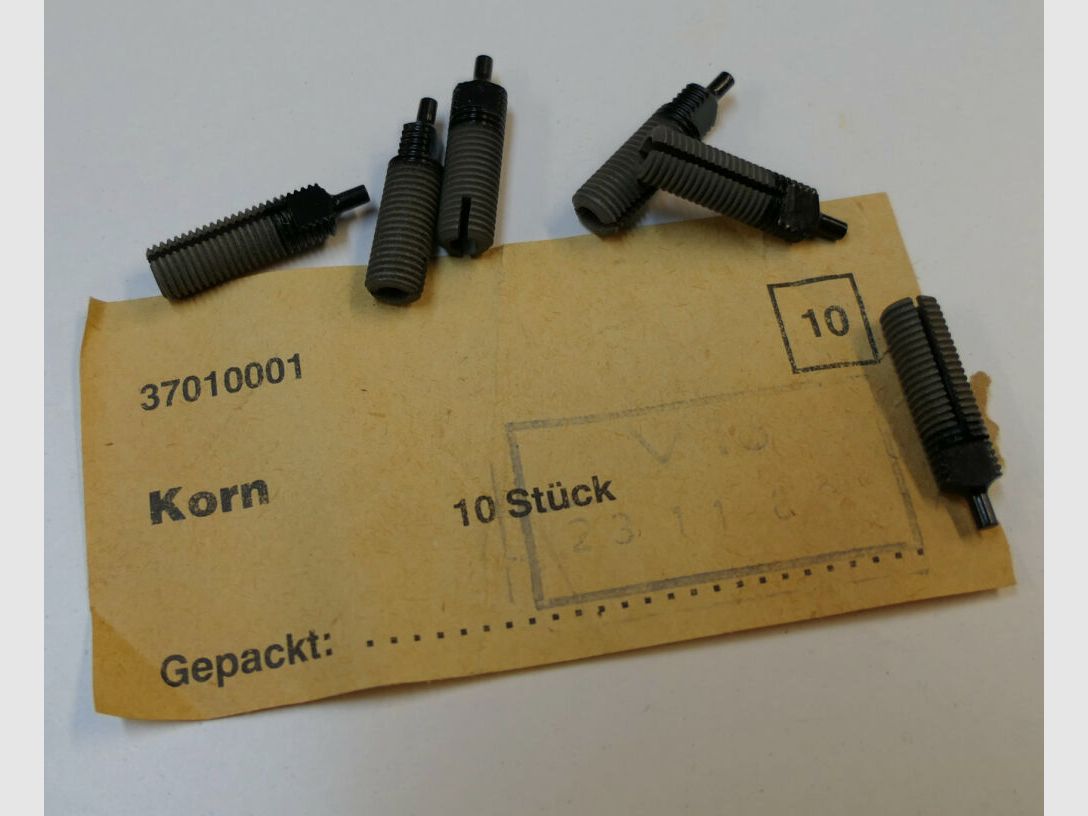 DDR VEB Geräte-& Werkzeugbau Wiesa orginal DDR NVA orginal DDR NVA AK 47 Korn [ 10 ] unbenutzt, neu für AK47, 7,62x39