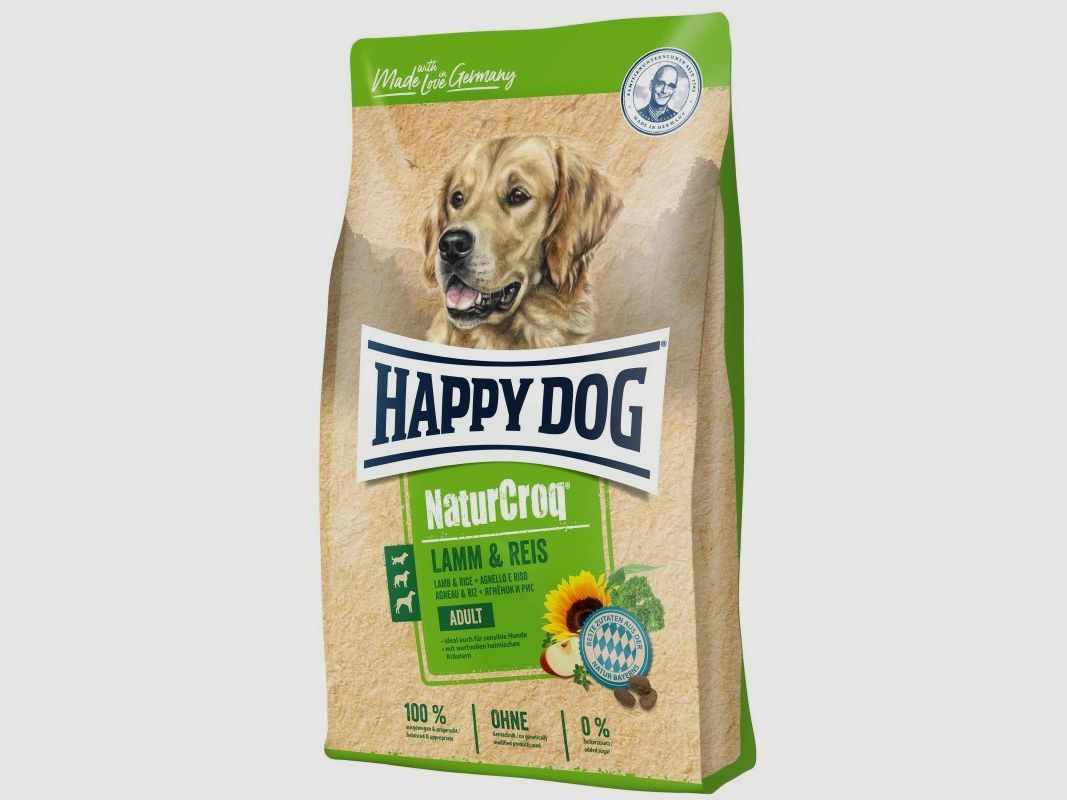 Happy Dog Hunde Trockenfutter NaturCroq Lamm & Reis 1 kg