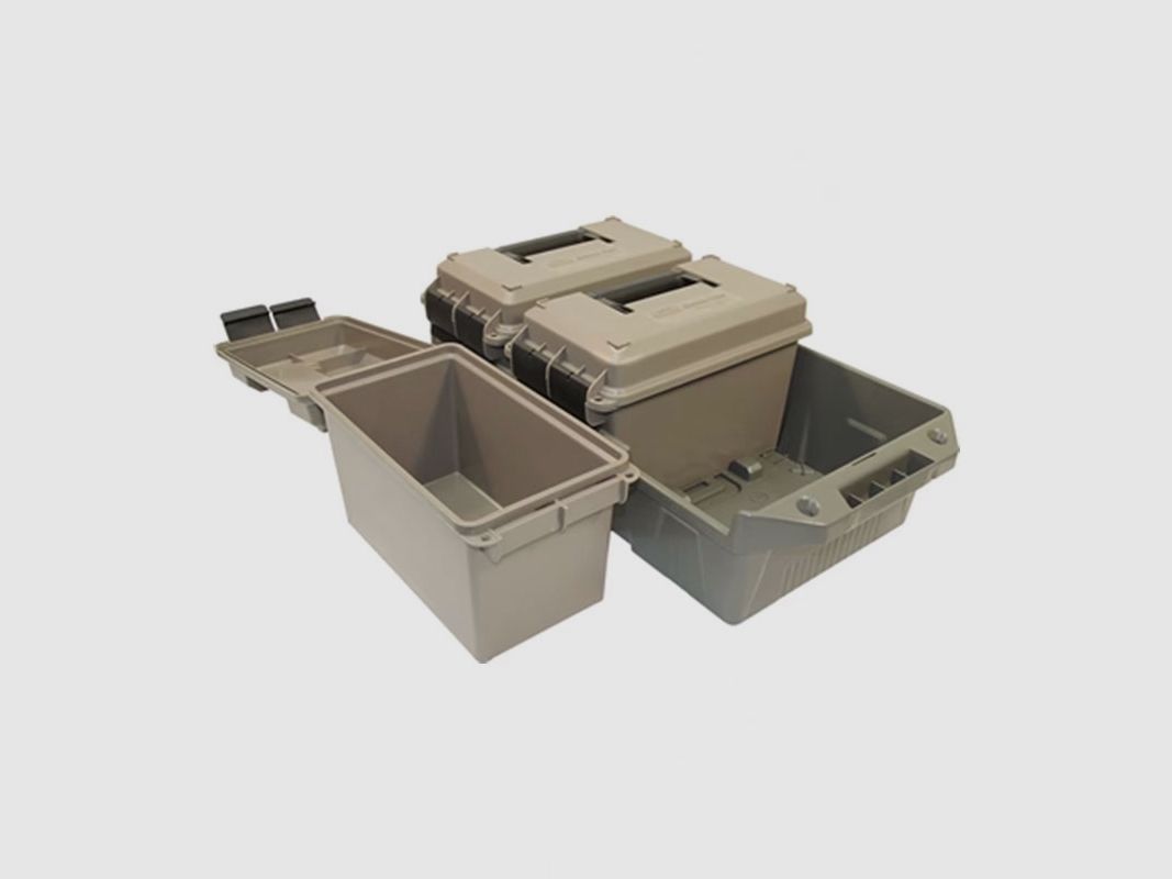 MTM CASE GUARD – 3-CAN AMMO CRATE | Groene Leger, afbeelding 3 van 5