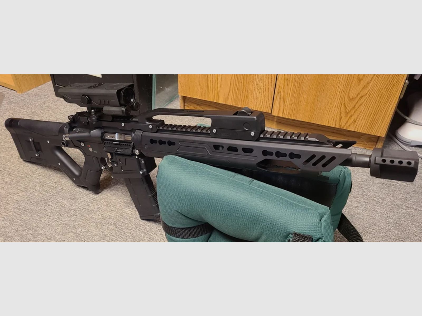 VISM BlastAR carrying handle Picatinny riser rail AR15