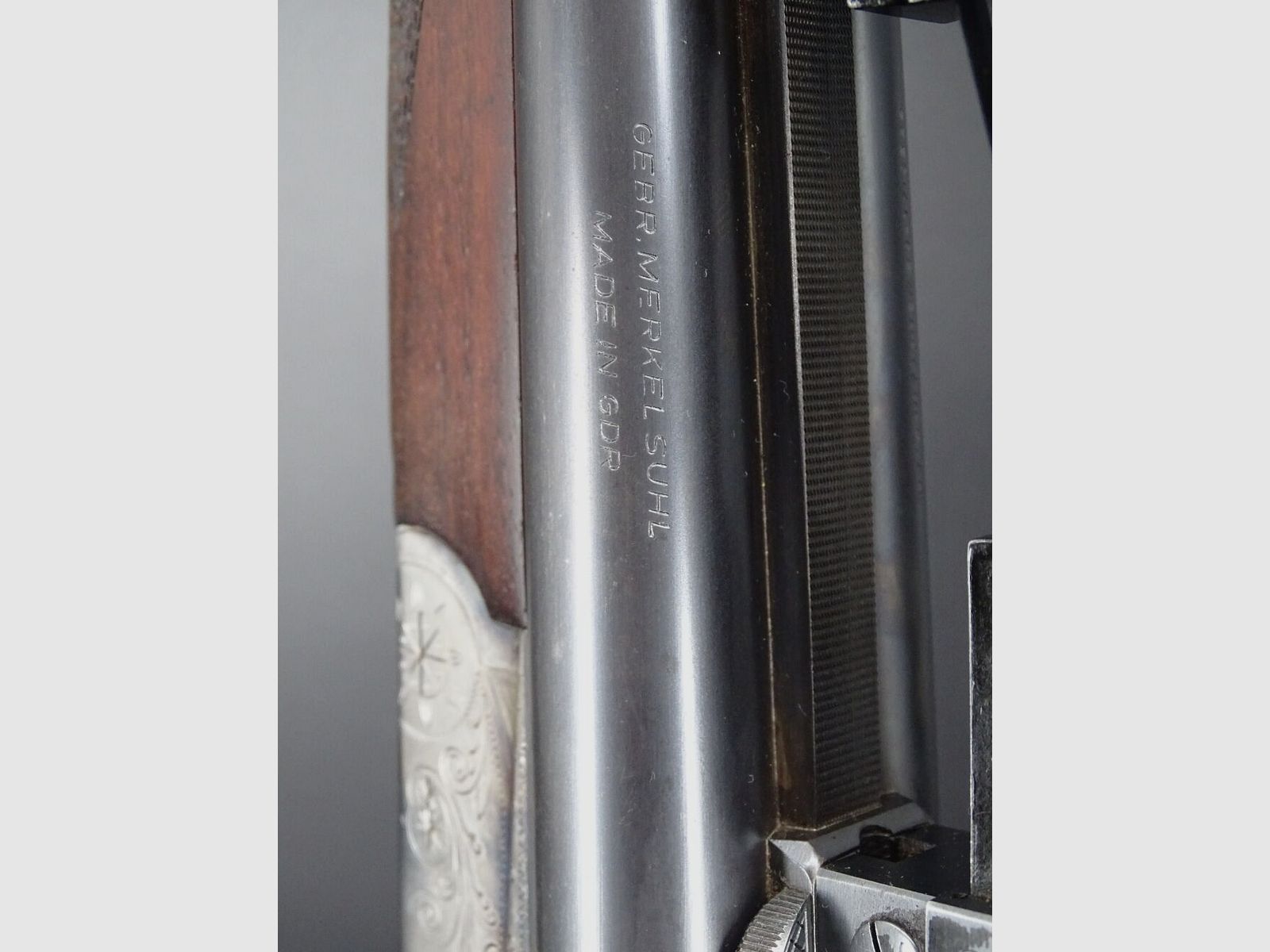 Gebrüder Merkel Suhl Drilling 16/70 8x57IRS mit SEM Zeiss Drilling, Bild 4 von 9