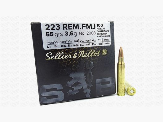 Sellier & Bellot .223REM FMJ 55 gr