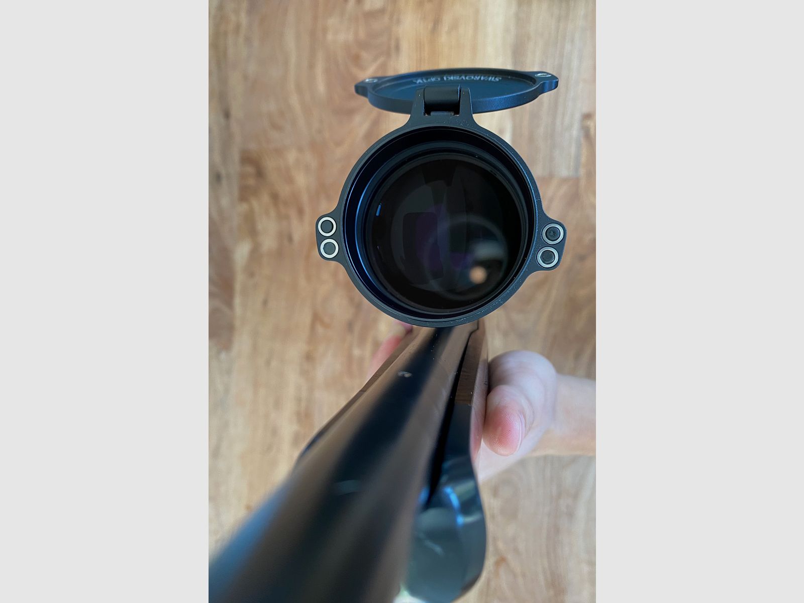 Swarovski Z8i 2,3-18x56 P SR Abs. 4A-I mit Blaser Sattelmontage und Ballistikturm