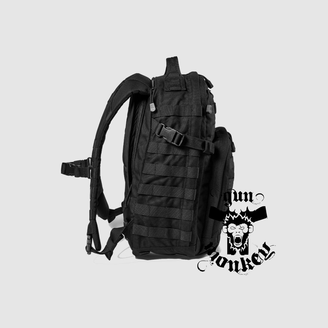 5.11 Rush 12 2.0 Mochila color 019 Black (56561), imagen 6 de 9