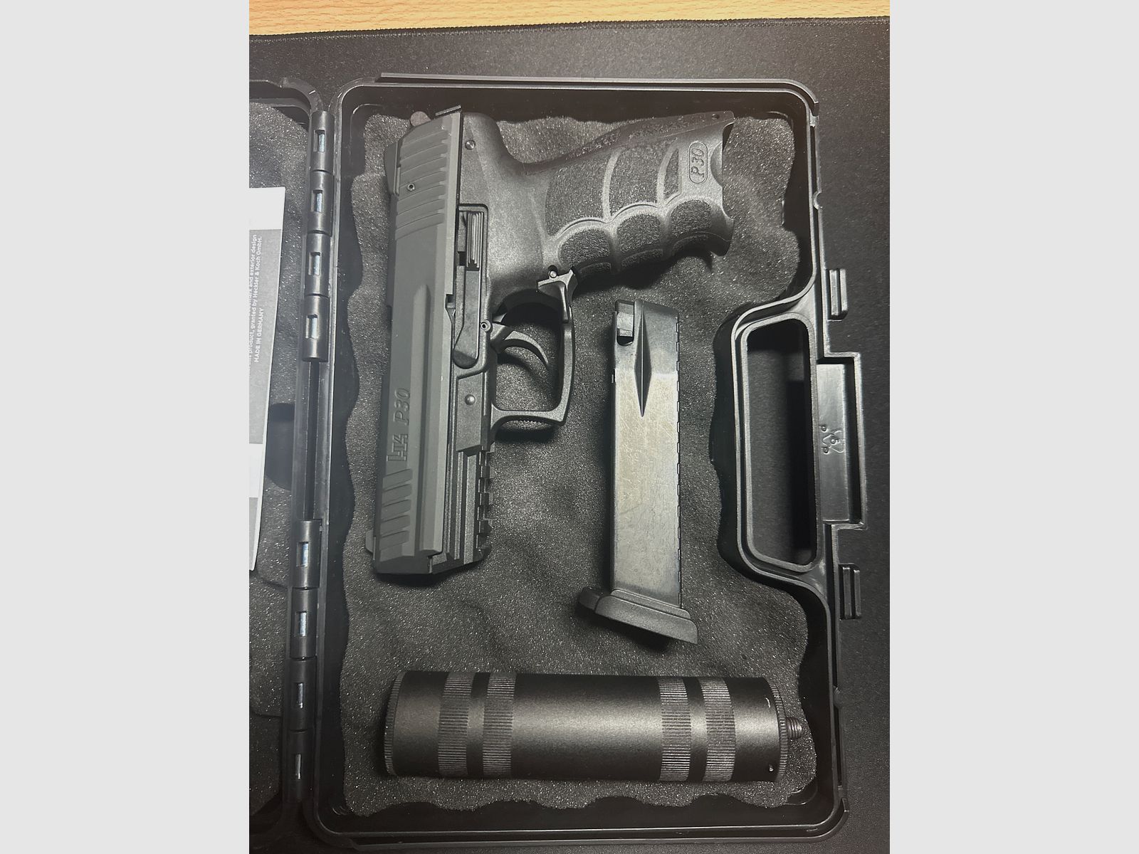 H&K P30 9mm P.A.K. / Zoraki Schalldämpfer