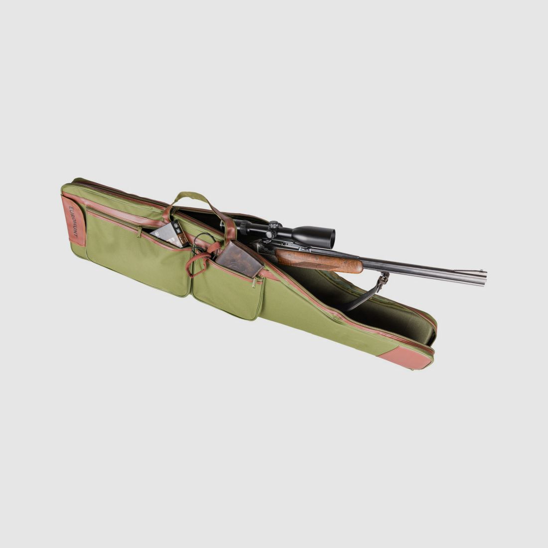 EUROHUNT Futteral für Büchsen Extra Large mit Rückenriemen - Transport von 1 oder 2 Waffen 125 cm, Bild 7 von 7