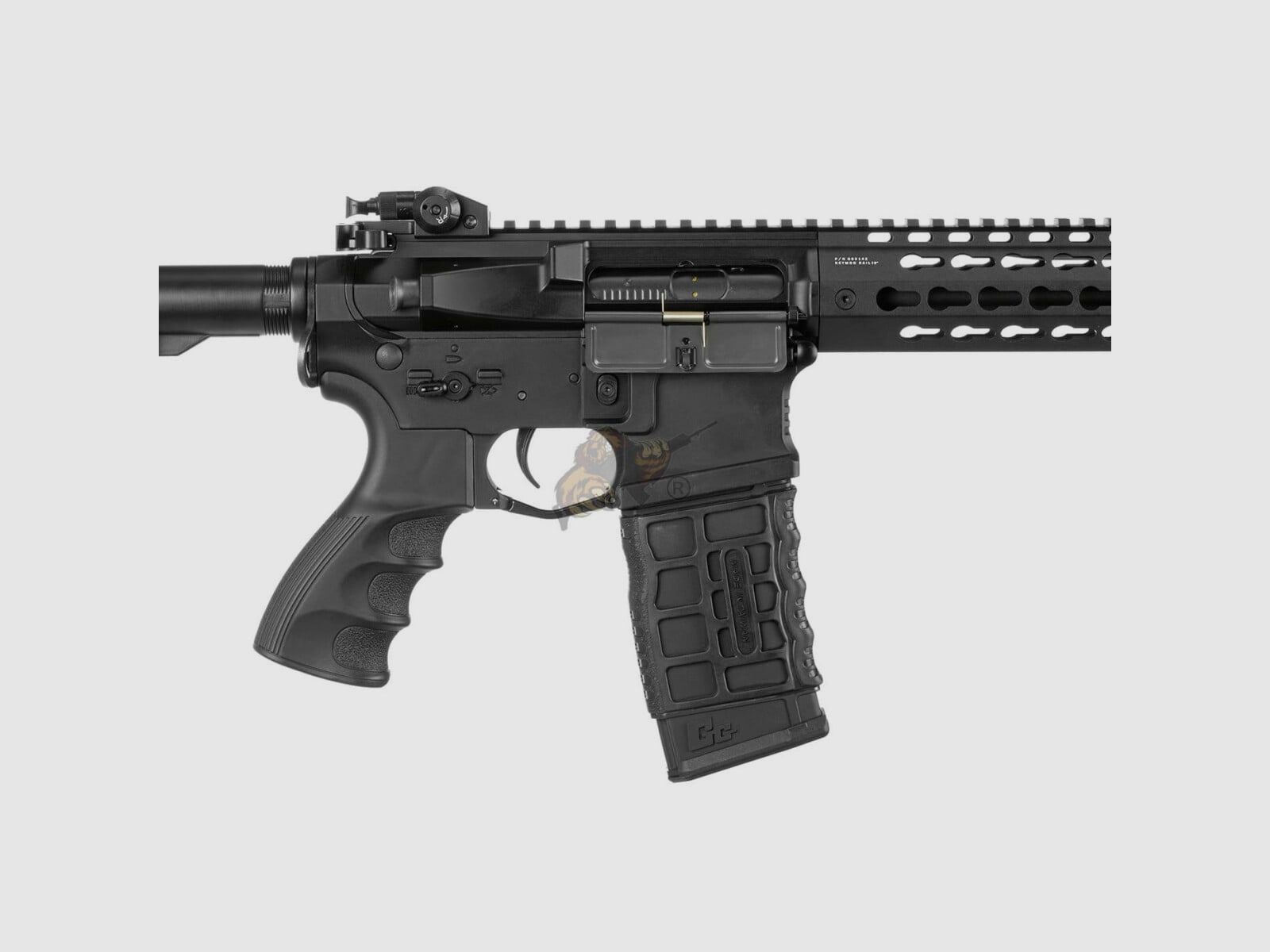 G&G GC16 SRL met ETU in zwart Airsoft S-AEG vrij vanaf 18
