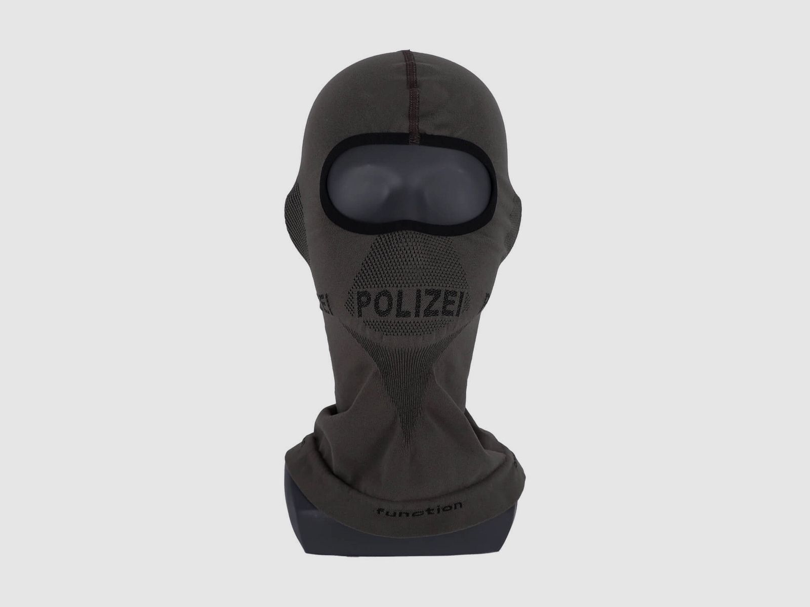 Etzel Atmungsaktive Sturmhaube "POLIZEI", Steingrau