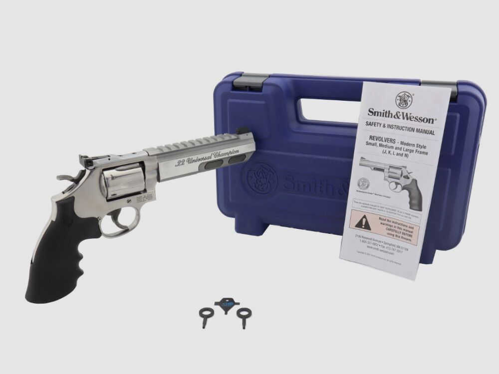 Smith & Wesson 617 Universal Champion S&W .22 Caliber Revolver KK, image 9 of 9