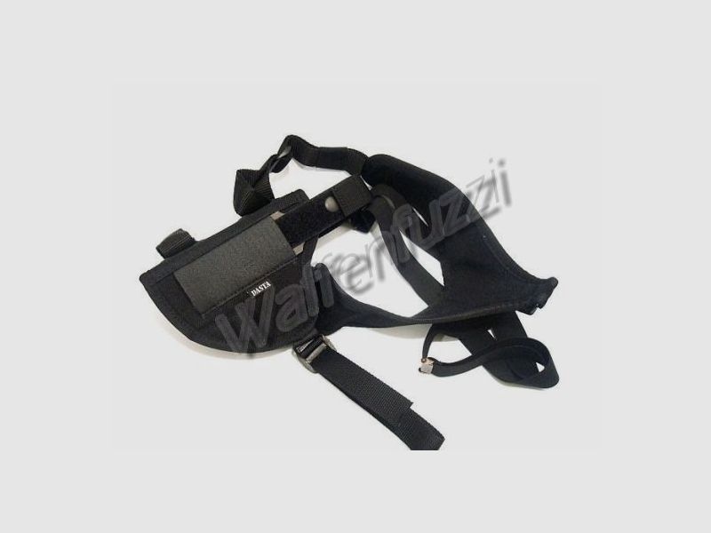 Shoulder holster for large caliber pistols