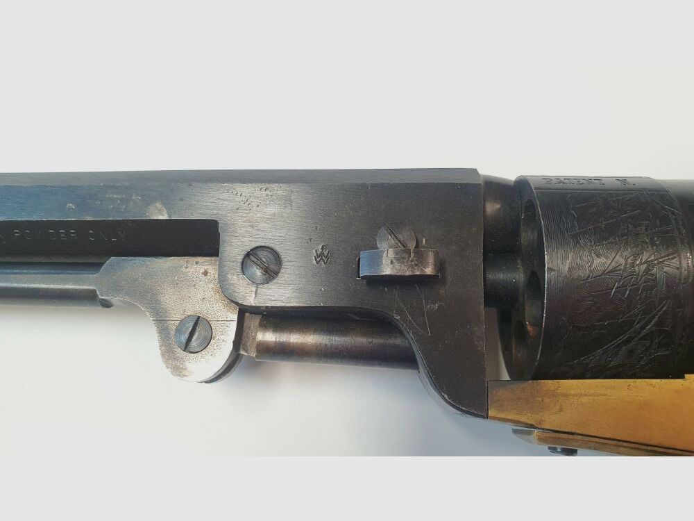 C.O.M. (Consorzio Officine Meccaniche) Percussion Revolver COM Gardone Navy Model - .44 Black Powder Only, Buntline Revolver